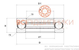 Підшипник 51100 CX (10х24х9 мм.) 2 of 2