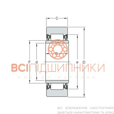 Подшипник NA22/8XLL/3AS NTN (8х24х12 мм.) 3 of 3