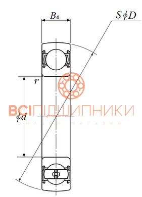 Підшипник CS202LLU NTN (15х35х11 мм.) 2 of 2