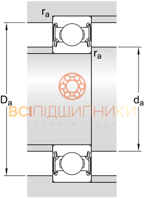 Підшипник 607-2RSH SKF (7х19х6 мм.) 3 of 3