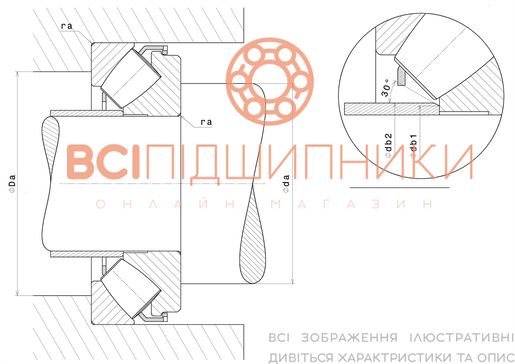 Подшипник 29414-M CX (70х150х48 мм.) 3 of 3