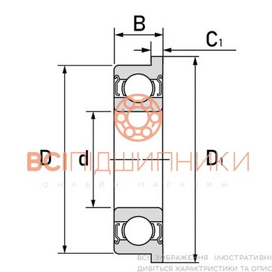 Подшипник SMF83-2Z ZEN (3х8х3 мм.) 2 of 2