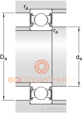 Підшипник 6000-2RSH SKF (10х26х8 мм.) 3 of 3