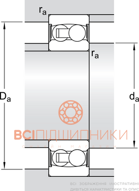 Подшипник 2206 E-2RS1TN9 SKF (30х62х20 мм.) 3 of 3