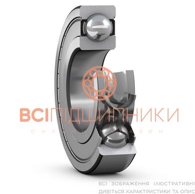 Підшипник 6210-2Z SKF (50х90х20 мм.) 1 of 4