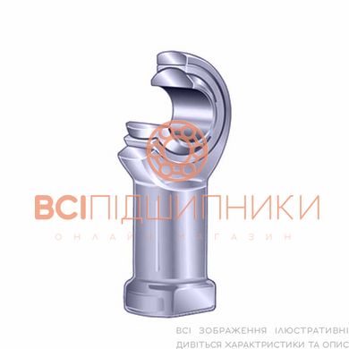 Шарнирная головка SI10-T/K Welt (10х28х14 мм.), резьба внутренняя правая M10. 1 of 6