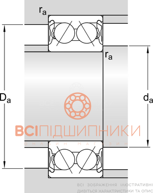 Подшипник 3204-2RS WELT (20х47х20,6 мм.) 3 of 3