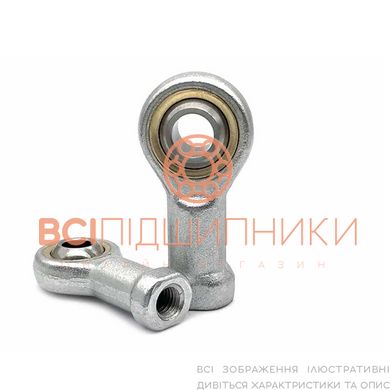 Шарнирная головка SIKAC 10 M SKF (10х29х14 мм.), резьба внутренняя правая M 10. 3 of 7