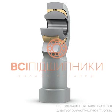 Шарнирная головка SIKAC 12 M SKF (12х33х16 мм.), резьба внутренняя правая M 12. 1 of 7