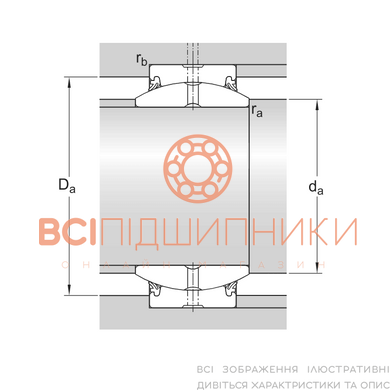 Подшипник GE016 ES2RS CX (16х30х14 мм.) 4 of 4