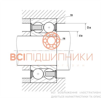 Підшипник 3201-2RS CT (12х32х15,9 мм.) 4 of 4