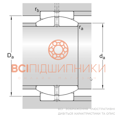 Подшипник GE025 ES CX (25х42х20 мм.) 4 of 4