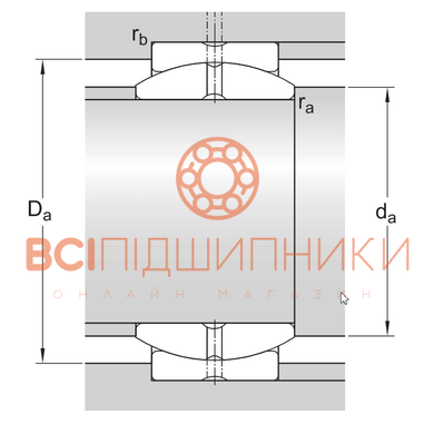 Підшипник GE025 ES CX (25х42х20 мм.) 4 of 4