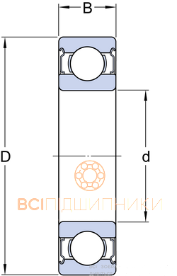 Підшипник 684 ZZ NSK (4х9х4 мм.) 3 of 4