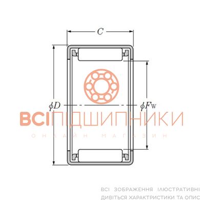 Підшипник 7E-HKS15.8X20.6X19-1 NTN (15,875х20,638х19,05 мм.) 4 of 4