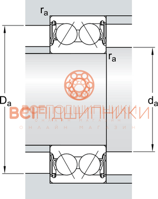 Підшипник 3207-2RS WELT (35х72х27 мм.) 3 of 3