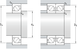 Подшипник 7308 BEGAPH SKF (40х90х23 мм.) 3 of 3