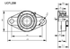 Подшипниковый узел UCFL 208 3 of 3