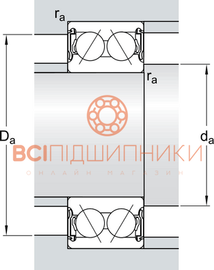 Підшипник 3203 A-2RS1TN9/MT33 SKF (17х40х17,5 мм.) 3 of 3